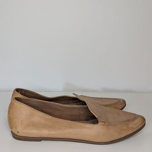 Aldo Orsoniflex Cognac Leather Slip-Ons Flats - Size 9